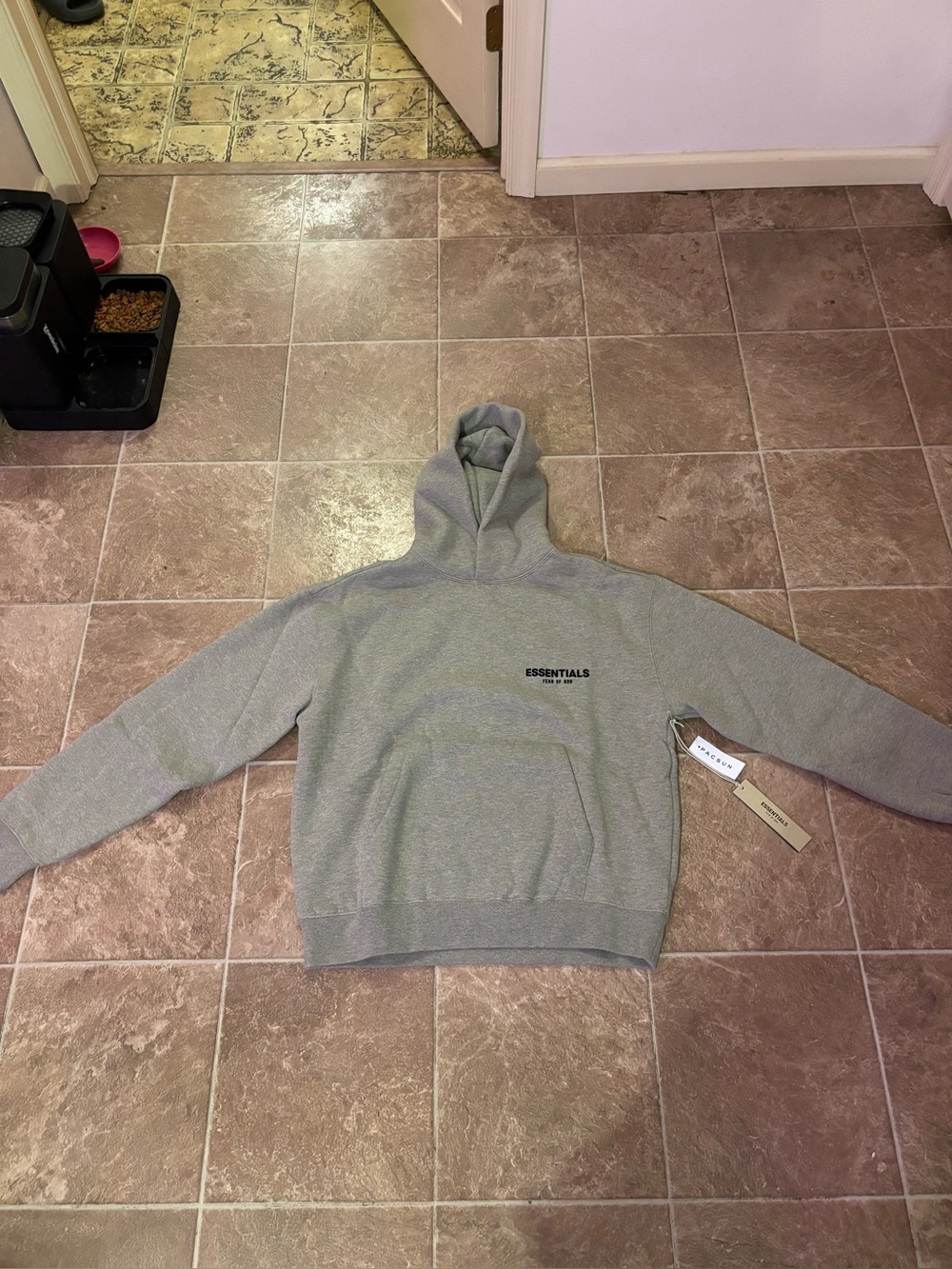 Dark Gray Fear of God Essentials hoodie
❗️TEXT BEFORE COPPIN❗️